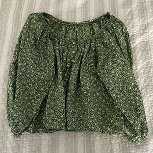 Green Dôen blouse